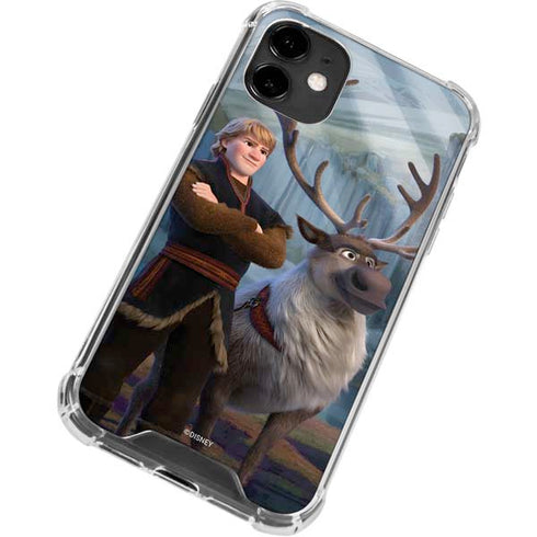Disney Frozen II Kristoff and Sven iPhone 12 Clear Case