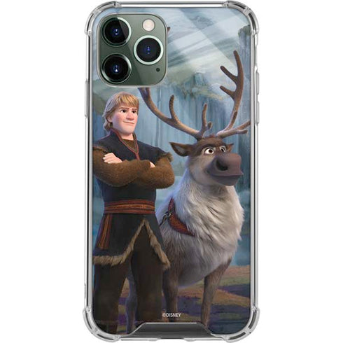 Disney Frozen II Kristoff and Sven iPhone 12 Pro Max Clear Case