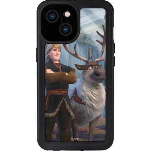 Disney Frozen II Kristoff and Sven iPhone 13 Mini Waterproof Case