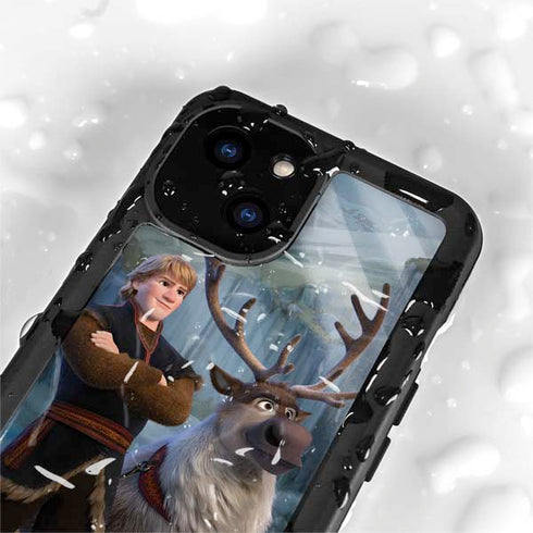 Disney Frozen II Kristoff and Sven iPhone 13 Mini Waterproof Case