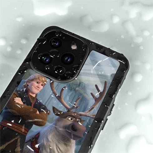 Disney Frozen II Kristoff and Sven iPhone 14 Pro Max Waterproof Case