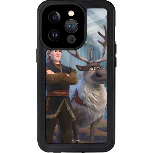 Disney Frozen II Kristoff and Sven iPhone 14 Pro Waterproof Case