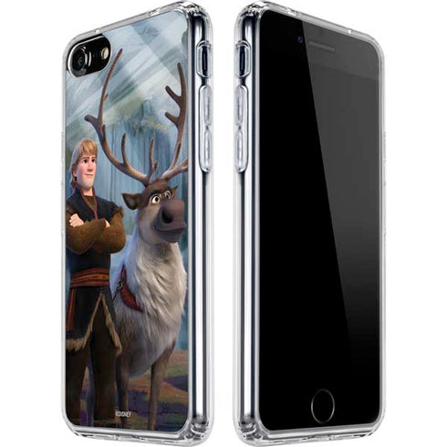 Disney Frozen II Kristoff and Sven iPhone SE (2nd & 3rd Gen) Clear Case