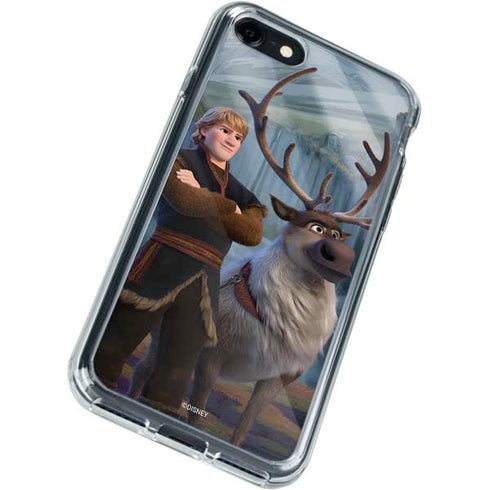 Disney Frozen II Kristoff and Sven iPhone SE (2nd & 3rd Gen) Clear Case