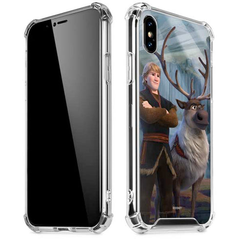Disney Frozen II Kristoff and Sven iPhone XS Max Clear Case