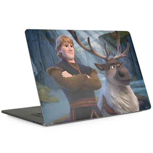 Disney Frozen II Kristoff and Sven Apple MacBook Pro 15-inch Skin