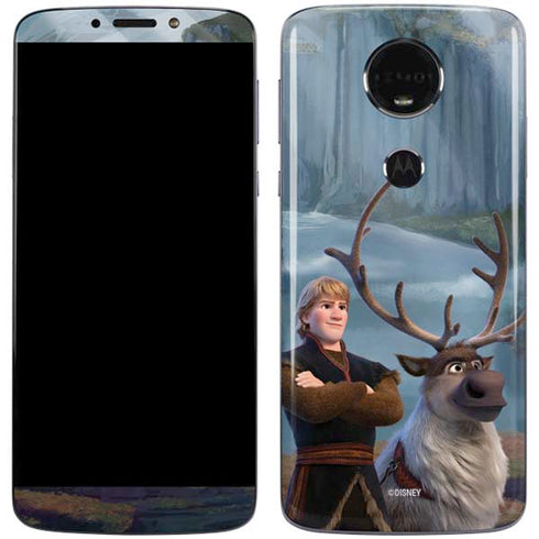 Disney Frozen II Kristoff and Sven Moto E5 Plus Skin