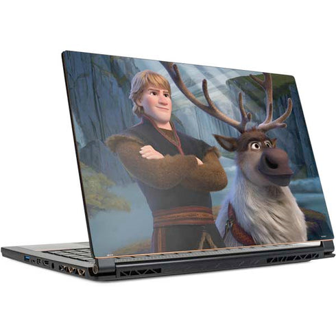 Disney Frozen II Kristoff and Sven MSI GS65 Stealth Laptop Skin