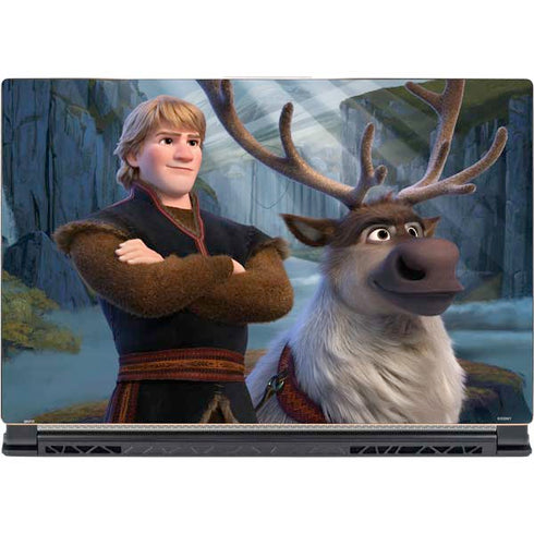Disney Frozen II Kristoff and Sven MSI GS65 Stealth Laptop Skin