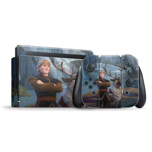 Disney Frozen II Kristoff and Sven Nintendo Switch Bundle Skin