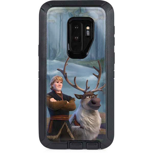 Disney Frozen II Kristoff and Sven Otterbox Defender Galaxy Skin