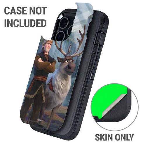 Disney Frozen II Kristoff and Sven Otterbox Defender iPhone Skin