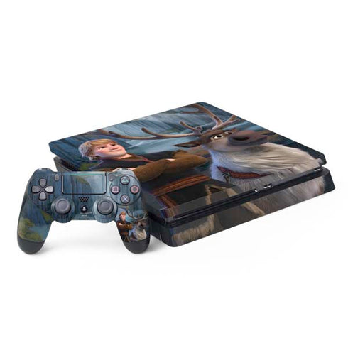 Disney Frozen II Kristoff and Sven PS4 Slim Bundle Skin