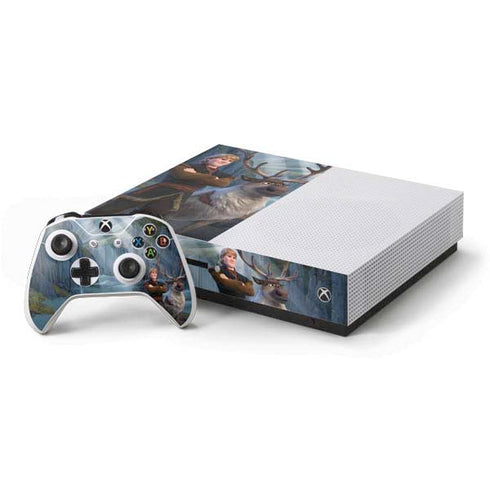Disney Frozen II Kristoff and Sven Xbox One S Console and Controller Bundle Skin