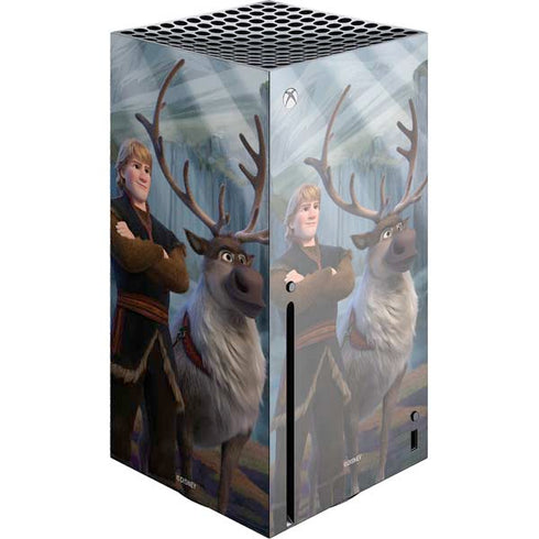 Disney Frozen II Kristoff and Sven Xbox Series X Console Skin