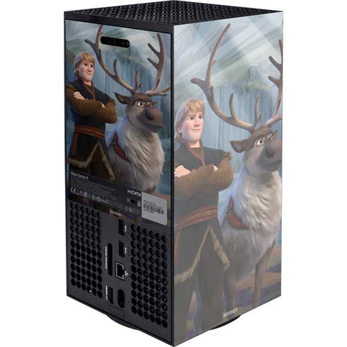 Disney Frozen II Kristoff and Sven Xbox Series X Console Skin