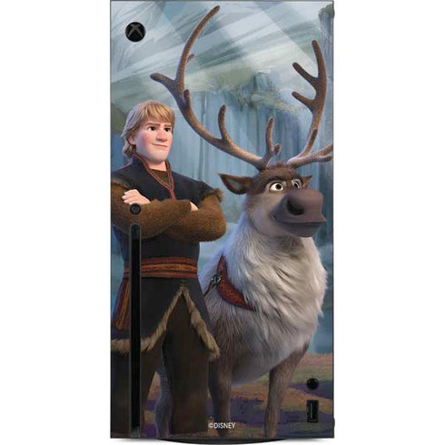 Disney Frozen II Kristoff and Sven Xbox Series X Console Skin
