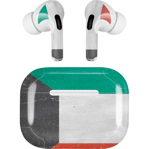 Kuwait Flag Distressed AirPods Pro 2nd Gen Skin
