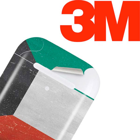 Kuwait Flag Distressed Apple AirPods Skin