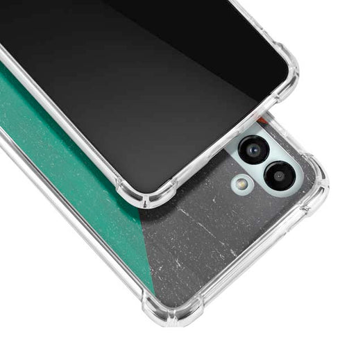 Kuwait Flag Distressed Galaxy A13 5G Clear Case