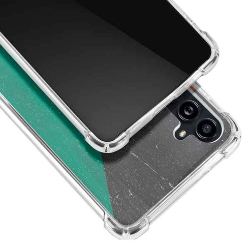 Kuwait Flag Distressed Galaxy A54 5G Clear Case