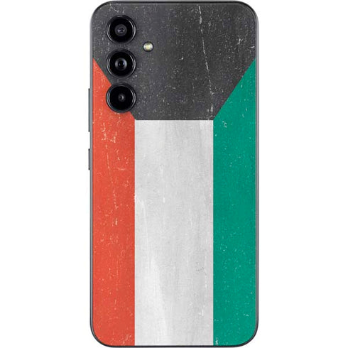 Kuwait Flag Distressed Galaxy A54 5G Skin