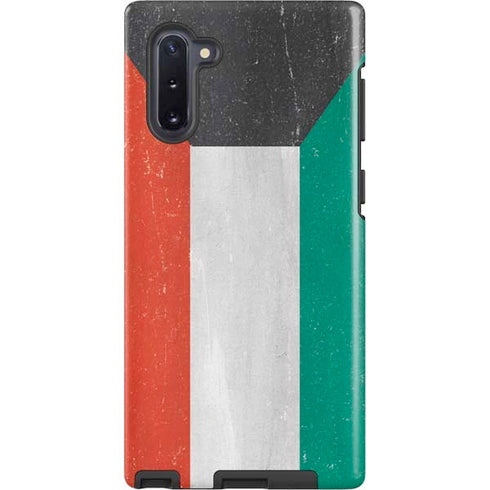 Kuwait Flag Distressed Galaxy Note 10 Pro Case