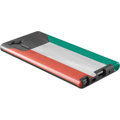Kuwait Flag Distressed Galaxy Note 10 Pro Case