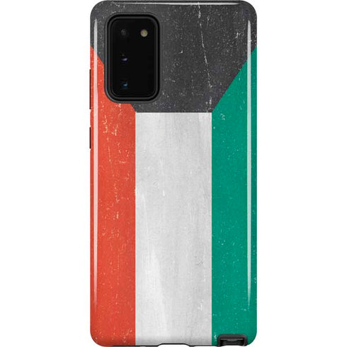 Kuwait Flag Distressed Galaxy Note20 5G Pro Case