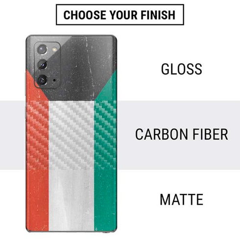 Kuwait Flag Distressed Galaxy Note20 5G Skin