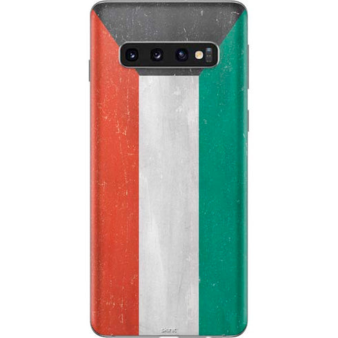Kuwait Flag Distressed Galaxy S10 Skin