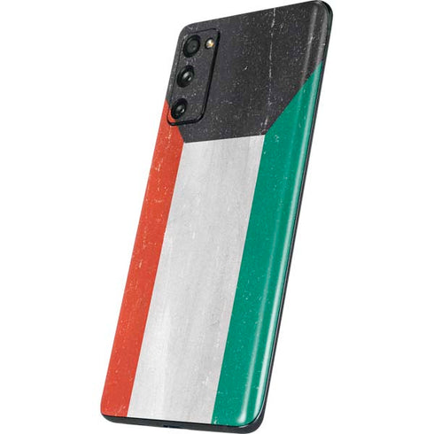 Kuwait Flag Distressed Galaxy S20 Fan Edition Skin