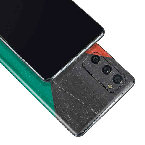 Kuwait Flag Distressed Galaxy S20 Fan Edition Skin