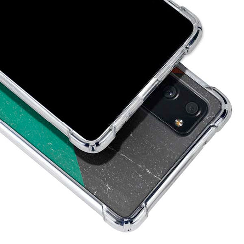 Kuwait Flag Distressed Galaxy S20 FE Clear Case