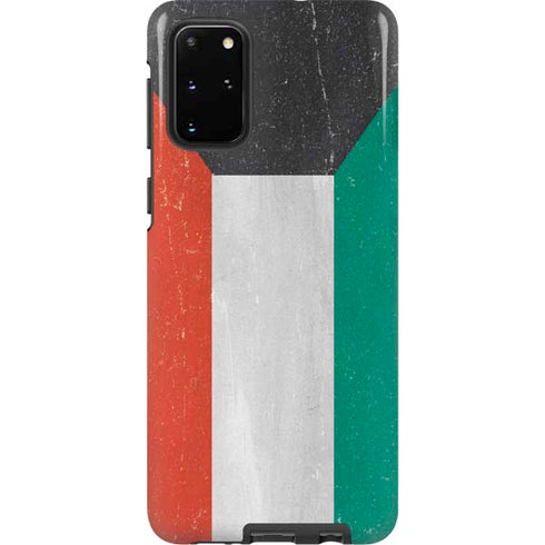 Kuwait Flag Distressed Galaxy S20 Plus Pro Case