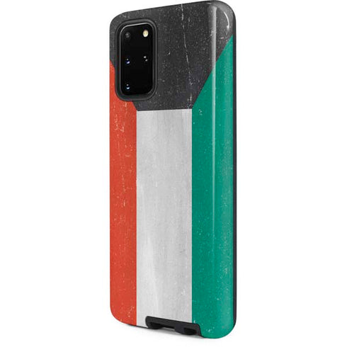 Kuwait Flag Distressed Galaxy S20 Plus Pro Case