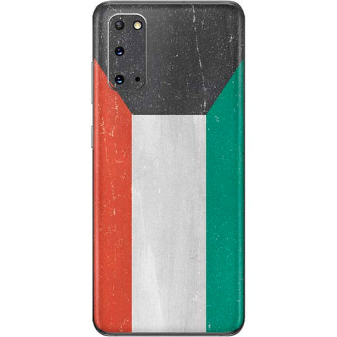 Kuwait Flag Distressed Galaxy S20 Skin