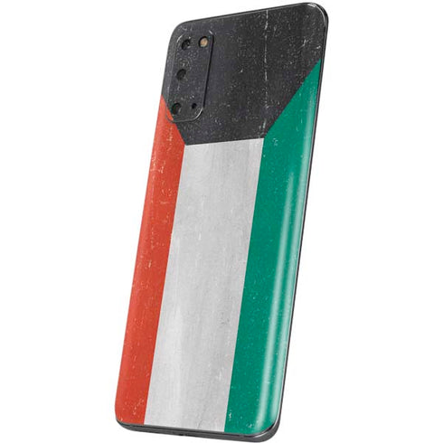 Kuwait Flag Distressed Galaxy S20 Skin