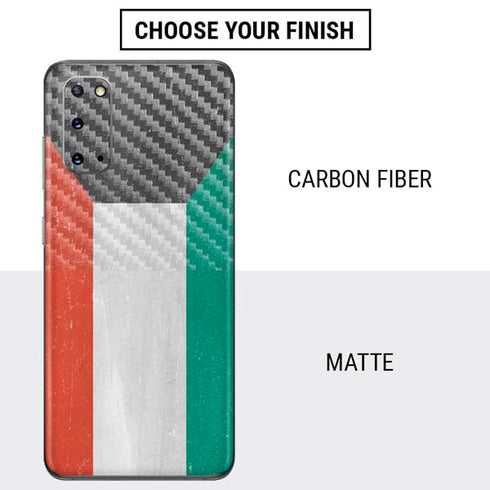 Kuwait Flag Distressed Galaxy S20 Skin