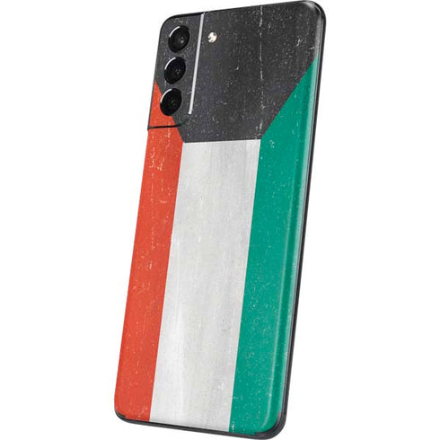 Kuwait Flag Distressed Galaxy S21 Plus 5G Skin