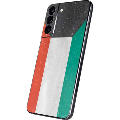 Kuwait Flag Distressed Galaxy S22 Plus Skin