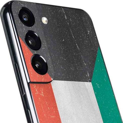 Kuwait Flag Distressed Galaxy S22 Plus Skin
