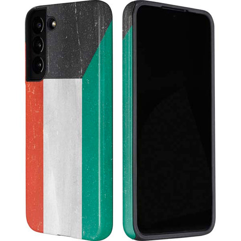 Kuwait Flag Distressed Galaxy S22 Pro Case