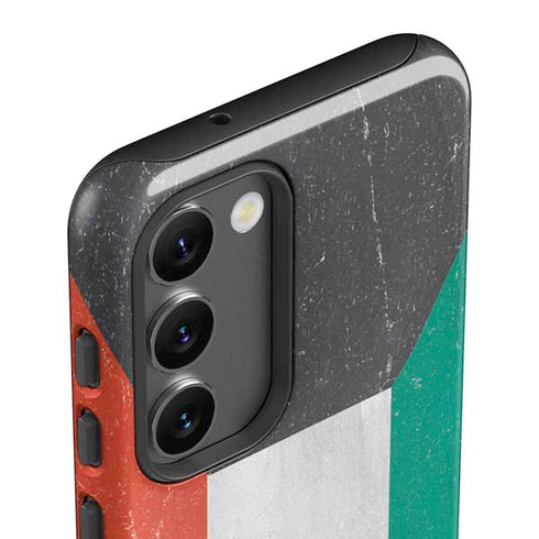 Kuwait Flag Distressed Galaxy S23 Pro Case