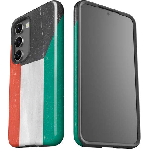 Kuwait Flag Distressed Galaxy S23 Pro Case