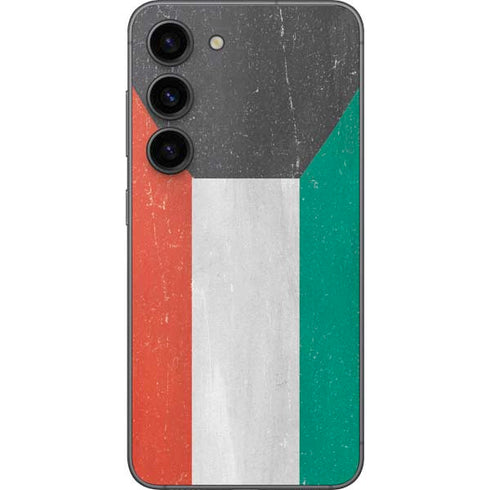 Kuwait Flag Distressed Galaxy S23 Skin