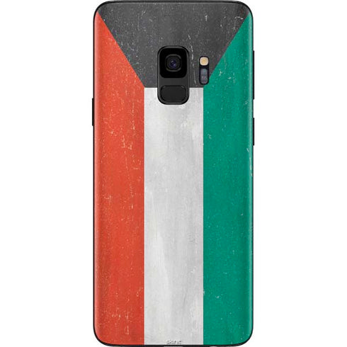 Kuwait Flag Distressed Galaxy S9 Skin