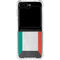 Kuwait Flag Distressed Galaxy Z Flip5 5G Clear Case