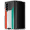Kuwait Flag Distressed Galaxy Z Fold4 5G Clear Case