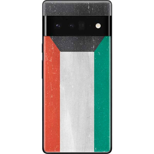 Kuwait Flag Distressed Google Pixel 6 Pro Skin